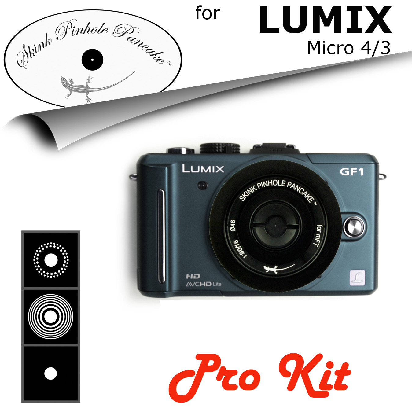 Skink Pinhole Pancake Pro Kit 1 90 16 Modular Panasonic Lumix DMC GX1
